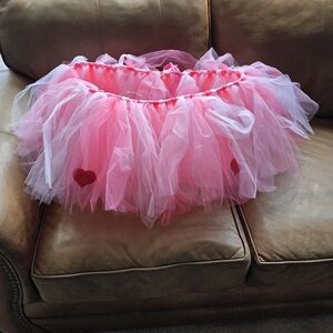 Tutu dreams pink colorful tutu with hearts